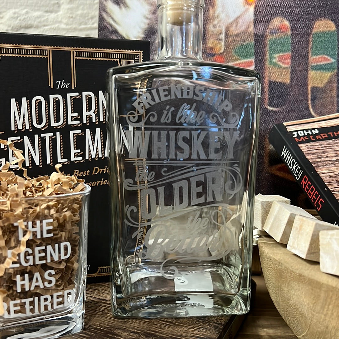 Decanter - friendship is like whiskey