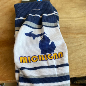 Michigan Mas stripe sock