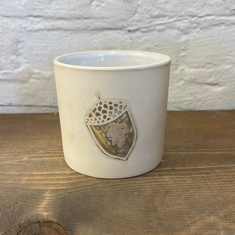 Small acorn pot - larger 3 1/2” x 3 1/2”