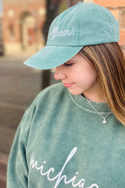 Go Green! Embroidered Ball-Cap