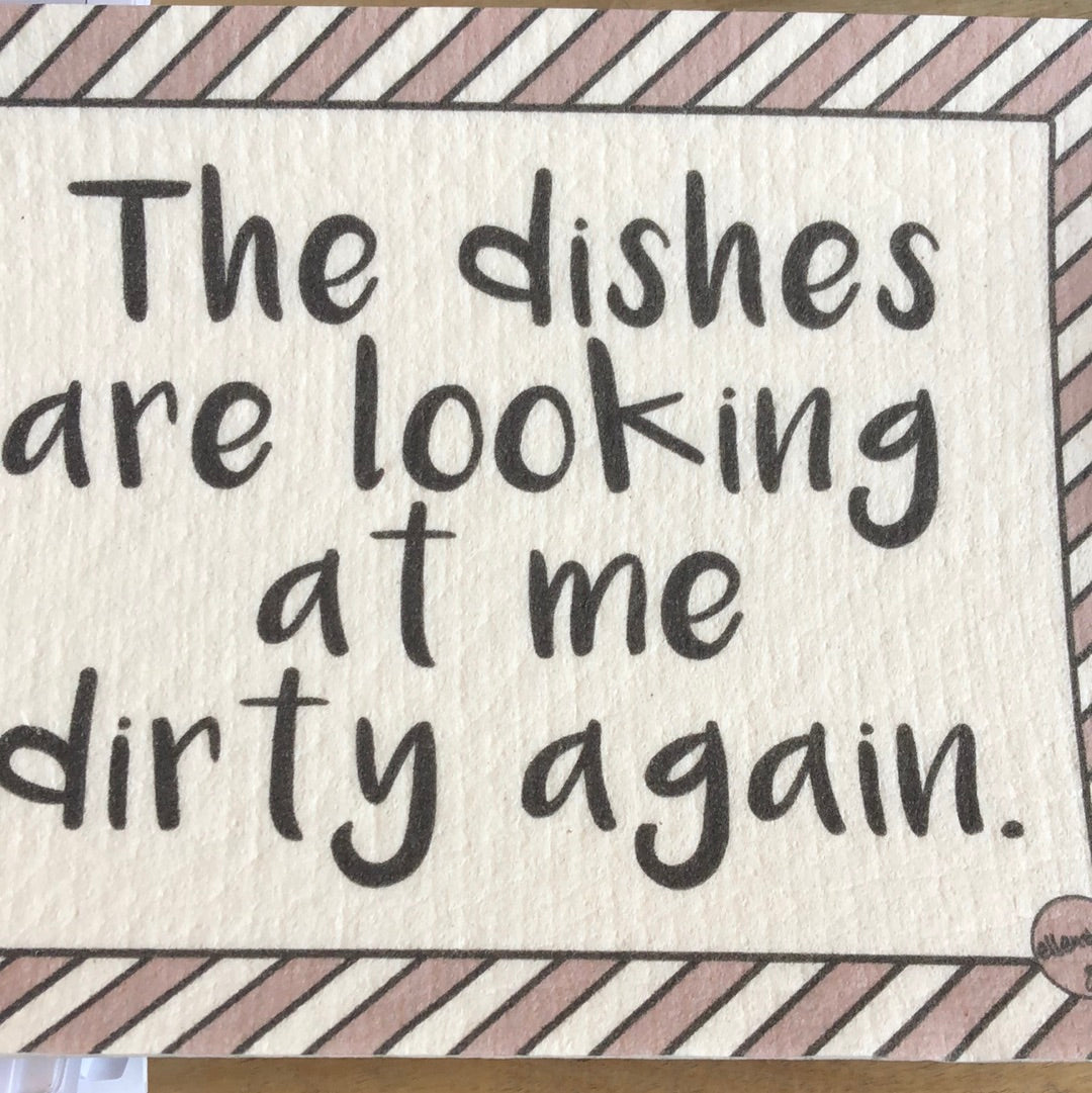 The dishes are looking at me dirty again wet-it