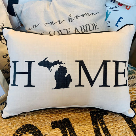 HOME Michigan Corded Rectangular Pillow