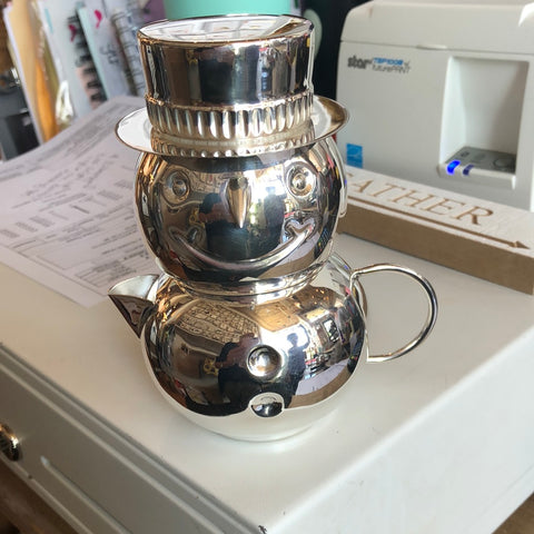 Snowman sugar and creamer set