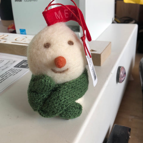 Merry snowman