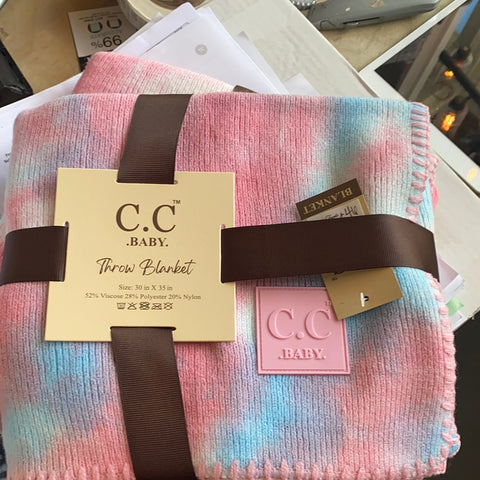 Throw Baby Blanket Pink