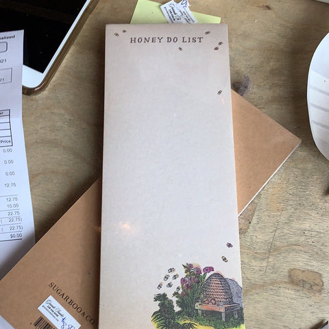 Honey to do list notepad