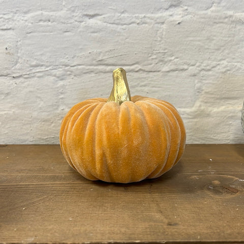 Resin Velvet Pumpkins