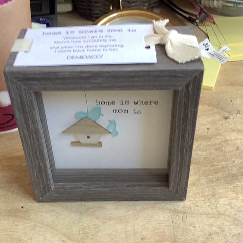 Home is where mom is shadowbox