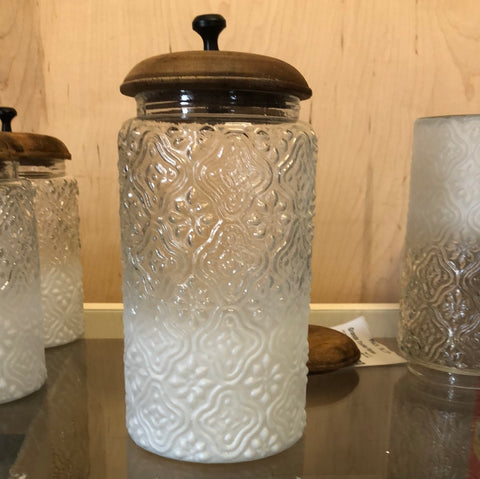 Embossed Glass 9.75”
