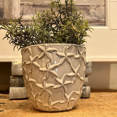 Starfish Embossed Pot Medium