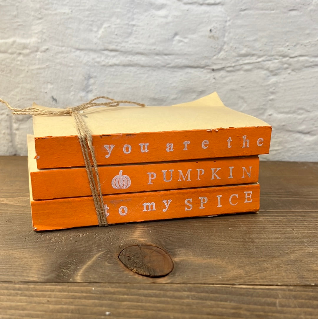 Pumpkin to my spice book set