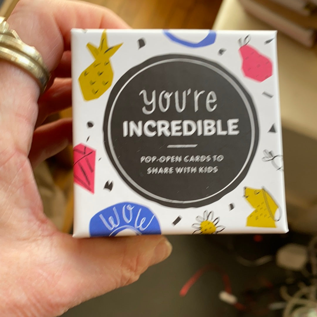 You’re Incredible pop up card