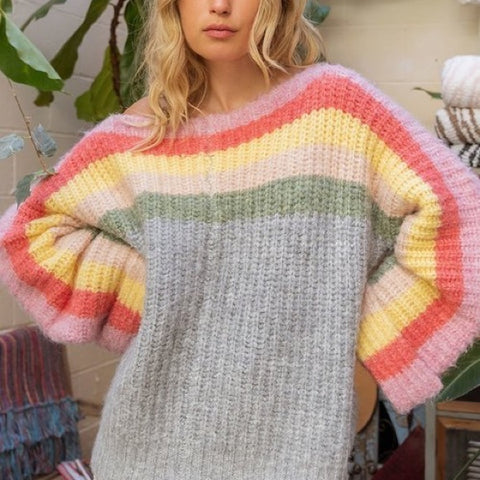 Rainbow Cake Sweater