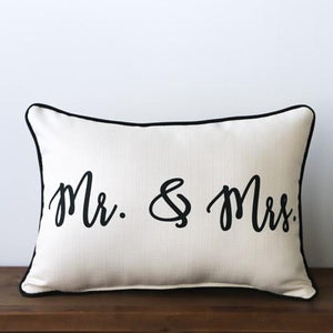 Mr. & Mrs. Corded Pillow